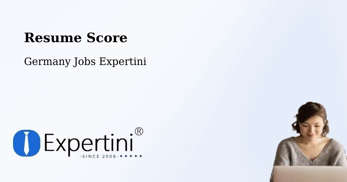 Resume Score & Job Description Match Tool – Coesfeld - Germany Jobs Expertini