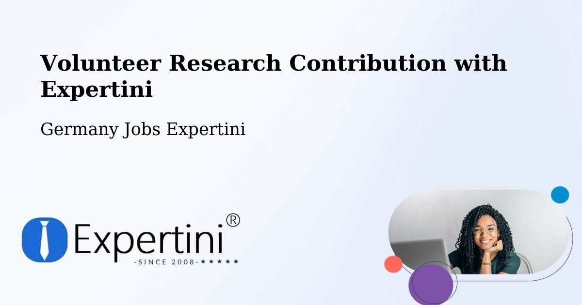 Volunteer Research Contribution Program – Coesfeld - Germany Jobs Expertini